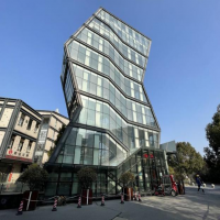 上海徐匯廣場玻璃幕墻安全性檢查